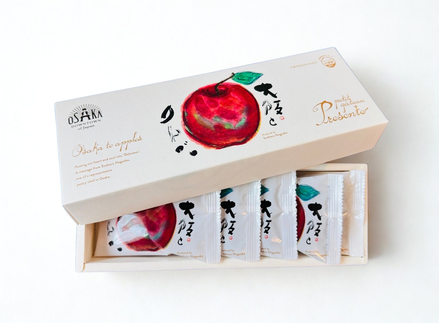 新感覚・贅沢フィナンシェ「大阪とりんご」5個入り　