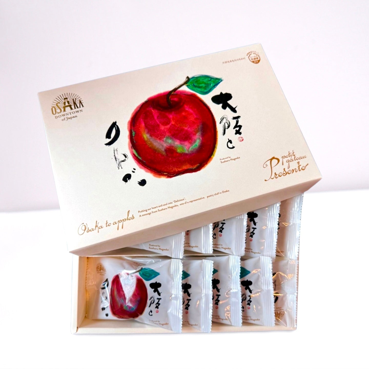 新感覚・贅沢フィナンシェ「大阪とりんご」10個入り